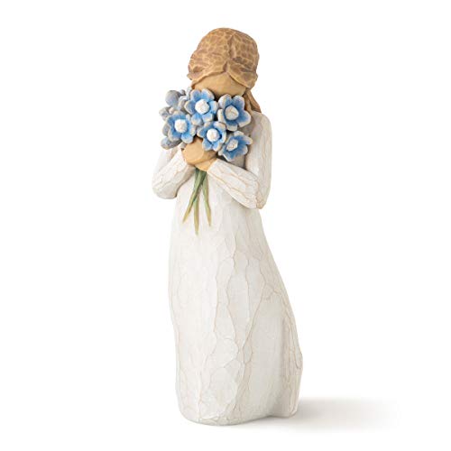 Book Cover Willow Tree Forget-me-not, Sculpted Hand-Painted Figure