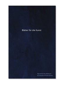 BlÃ¤tter fÃ¼r die Kunst (German Edition)