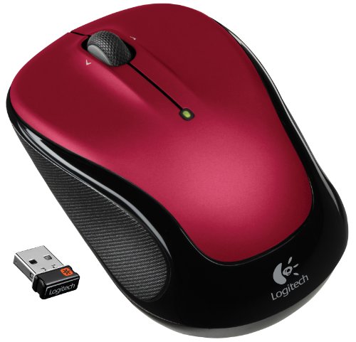 Book Cover Logitech Wireless Mouse M325 with Designed-For-Web Scrolling - Red
