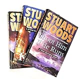 Stuart Woods Stone Barrington Set Shoot him if he Runs, Loitering with Intent and KISSER (Stone Barrington Novel)