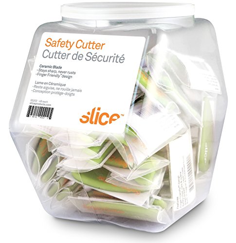 Slice Micro Ceramic Blade, Safety Cutter, Finger Friendly, Cuts Blister Packaging, Paper & Ideal for Outline Trims of Shapes or Coupons