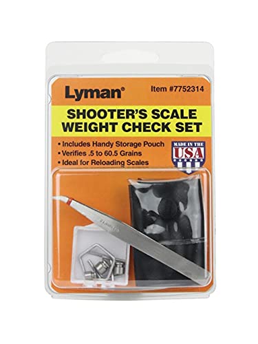 Book Cover Lyman Shooters Check Weight Set