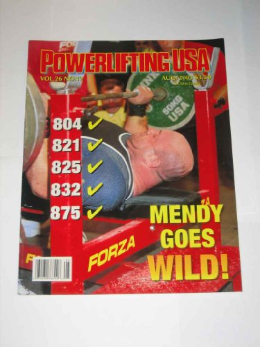 Powerlifting USA August 2003 Scot Mendelson
