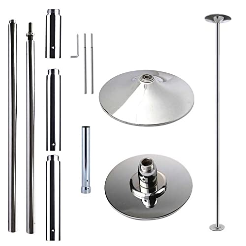 MegaBrand Portable Fitness Exercise Stripper Spinning Dancing Pole, 9.3-Feet