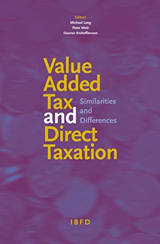 Value Added Tax and Direct Taxation (SIMILARITIES AND DIFFERENCES)