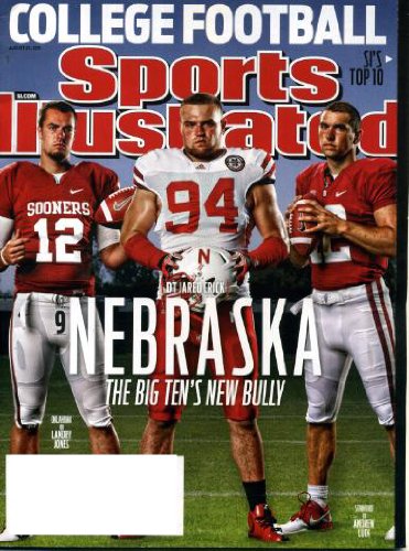 Sports Illustrated August 22 2011 Jared Crick/Nebraska Corn Huskers Football on Cover, College Football Preview, Who Will Win the Heisman? How Will They Finish? Ranking the Conferences Coaches Games & Traditions