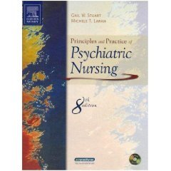 Principles and Practice of Psychiatric Nursing 8e Eighth 8th Edition By Gail W. Stuart Michele T. Laraia Hardcover Textbook No CD