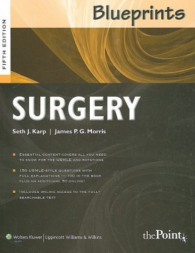 By Seth J. Karp, James P.G. Morris: Blueprints Surgery (Blueprints Series) Fifth (5th) Edition