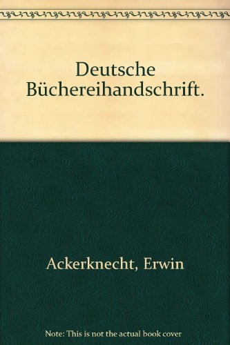 Deutsche BÃ¼chereihandschrift