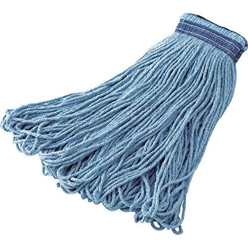 Rubbermaid Commercial Products-FGE23800BL00 Universal Headband Blend Mop, Blue, Looped Ends to Reduce Fraying