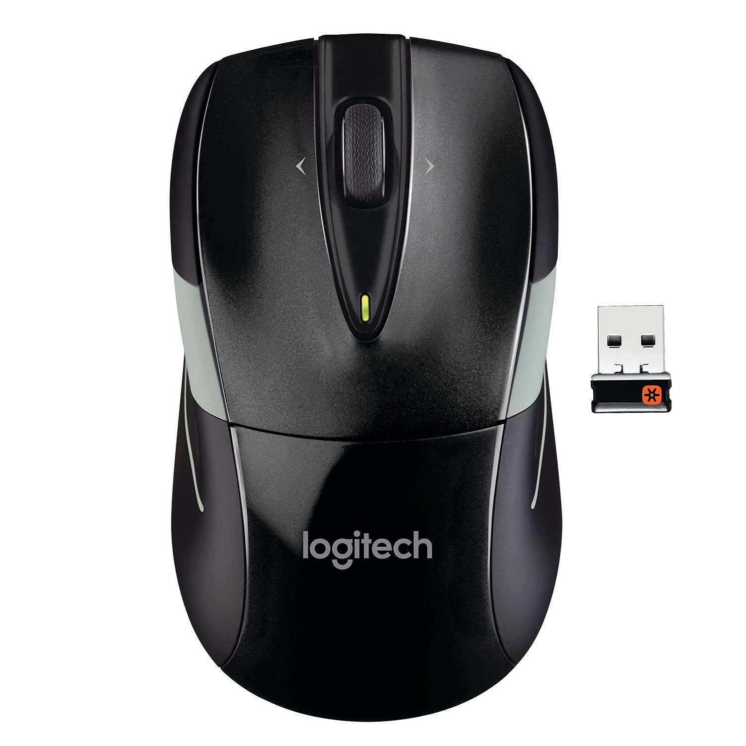 Book Cover Logitech M525 Wireless Mouse – Long 3 Year Battery Life, Ergonomic Shape for Right or Left Hand Use, Micro-Precision Scroll Wheel, and USB Unifying Receiver for Computers and Laptops, Black/Gray Mouse Black/Gray Standard Packaging