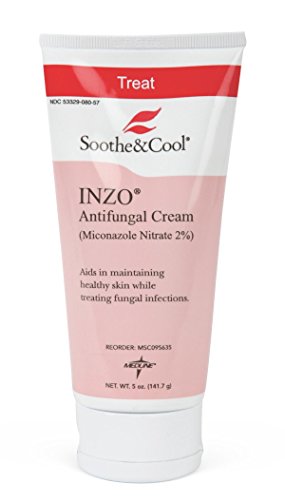Book Cover Medline MSC095635H Soothe & Cool INZO Non-Decay Cream, White