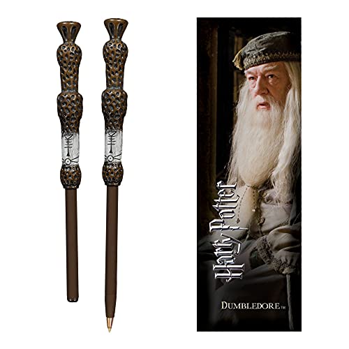Book Cover The Noble Collection Dumbledore Wand Pen and Bookmark