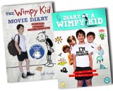 Jeff Kinney Diary Of A Wimpy Kid Book + Dvd Collection Pack Set