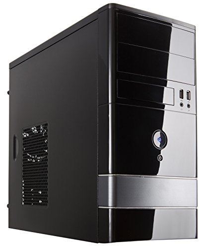 ROSEWILL Micro ATX Mini Tower Computer Case, Steel and plastic computer case with 1x 120mm front fan and 1x 80mm rear fan, Front I/O and 2x USB 2.0 (FBM-01)