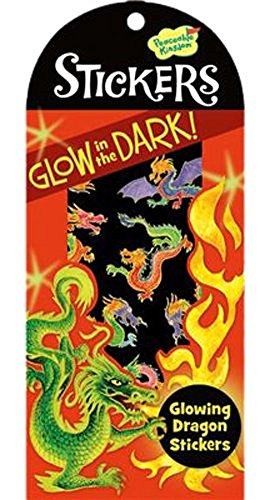 Peaceable Kingdom Press Glow in the Dark Dragon Sticker Pack