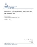 Emergency Communications: Broadband and the Future of 911