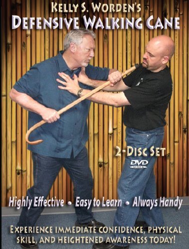 Book Cover Stick Self-Defense - Kelly Worden's Defensive Walking Cane - Easy Self-defense with a Stick - Practical martial arts to keep you Safe