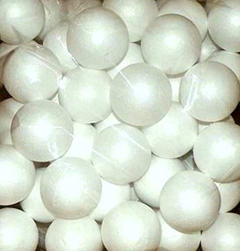 Ben Collection Quantity of 108 Styrofoam Polystyrene Balls - 3" Diameter