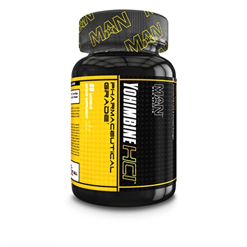 MAN Sports Yohimbine HCI 3mg, Weight Loss Supplement, 60 Capsules
