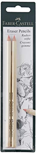 Faber-Castel Eraser Pencils, 2-Pack, Multicolor