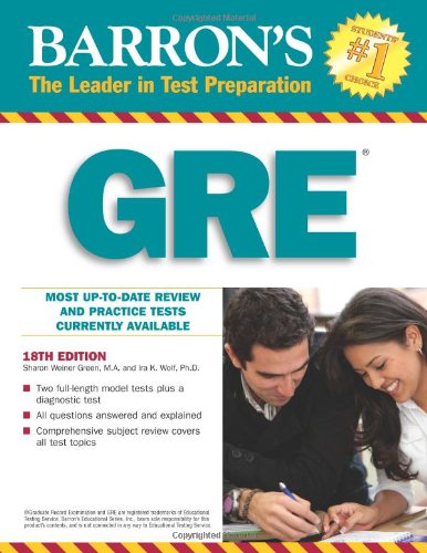 Barron's GRE with CD-ROM (Barron's GRE (W/CD))