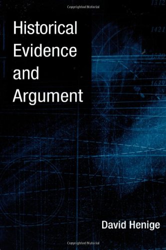 Historical Evidence and Argument