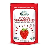 NATIERRA Organic Freeze-Dried Strawberries | USDA Organic, Non-GMO & Vegan Strawberry | 1.2 Ounce (Pack of 1)