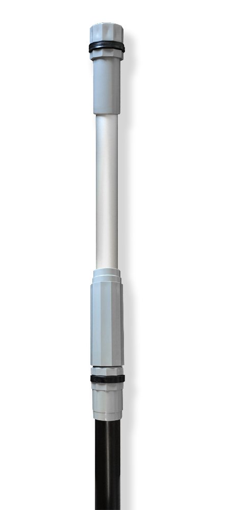 JED Pool Tools 50-560-16 Professional Deluxe Anodized Telescopic Pole, 16-Feet,Black and Silver Pole Only