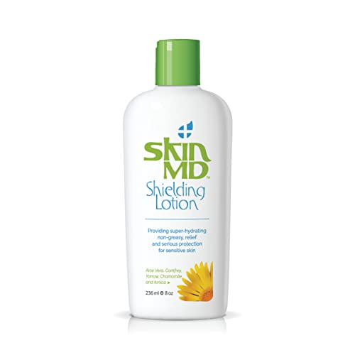 Skin MD Shielding for Face and Body, Relief for Irritated and Itchy Skin with Psoriasis (8 Ounce)
