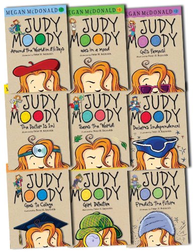 Book Cover Judy Moody 9 Books Collection by Megan McDonald Pack Set RRP: £44.91 (Gets Famous!, Saves the World!, Predicts the Future, The Doctor Is In!, Declares Independence!, Around the World in 8 1/2 Days, Goes to College, Judy Moody, Girl Detective)