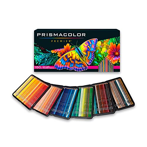 Sanford Prismacolor Premier crayons de couleur en bois, 150 pièces
