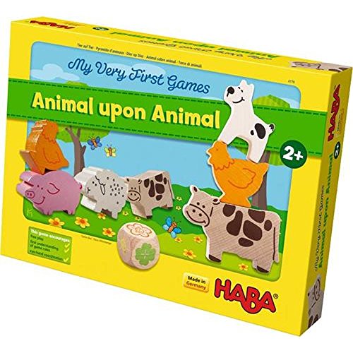 Book Cover HABA 4778 My Very First Games Upon Animal- A stacking game for ages 2 + (Made in Germany)