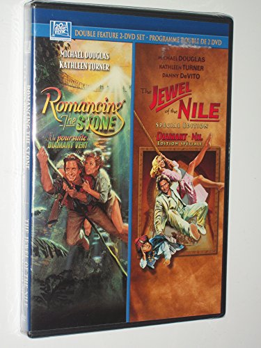 Book Cover Romancing The Stone + The Jewel Of The Nile - 2 DVD Disc Set