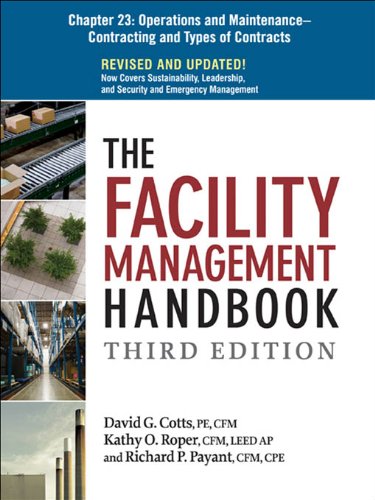 The Facility Management Handbook, Chapter 23: Contracting and Types of Contracts