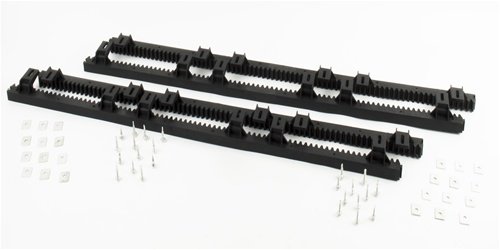 ALEKO Driveway Sliding Gate Opener Gear Racks | Nylon Gear Racks for Operator | 3.3 Foot Racks Set of 4 | Total 13 Feet | 4NGRACK33