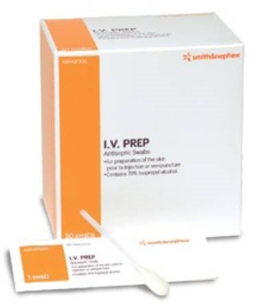 5459421200BX - IV Prep Antiseptic Wipes - 50 count