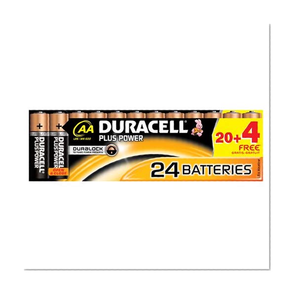 DURACELL pile alcaline"PLUS POWER", Mignon, 20+4 GRATUITS