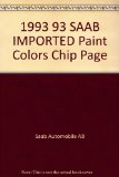 1993 93 SAAB IMPORTED Paint Colors Chip Page