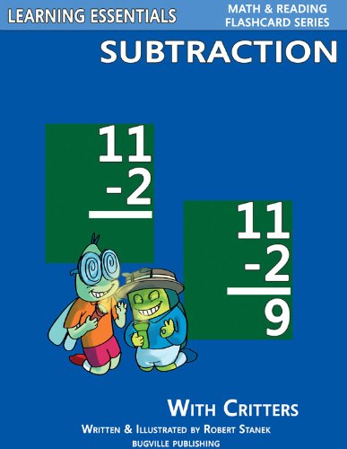 Subtraction Flash Cards: Subtraction Facts with Critters (Learning Essentials Math & Reading Flashcard Series)