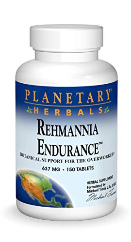Planetary Herbals Rehmannia Endurance, Botanical Support for the Overworked*, 637 mg - 150 Tablets