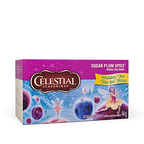 Celestial Seasonings Herbal Tea, Sugar Plum Spice, 20 Count Box