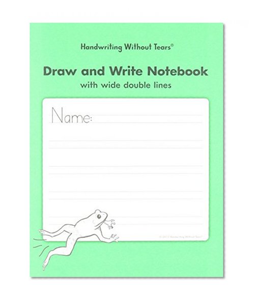 Handwriting Without Tears DAW Double Line Wide Draw and Write Notebook