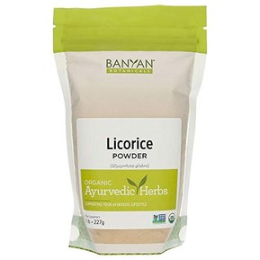 Banyan Botanicals Licorice Root Powder, 1/2 Pound - USDA Organic - Glycyrrhiza glabra - Ayurvedic Herb for Lungs, Skin, Stomach ...