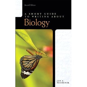 ShortGuide to Writing about Biology 7th Seventh Edition byPechenik