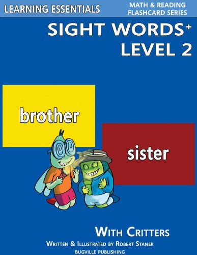 Sight Words Plus Level 2: Sight Words Flash Cards with Critters for Kindergarten & Up (Learning Essentials Math & Reading Flashcard Series)
