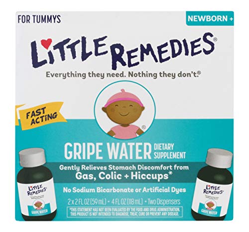 Book Cover Little Remedies Gripe Water, Safe for Newborns, (2 Count of 2 Fl Oz) 4 Fl Oz