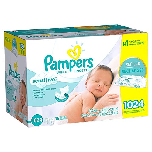 Pampers Stages Sensitive Wipes (1024 count)
