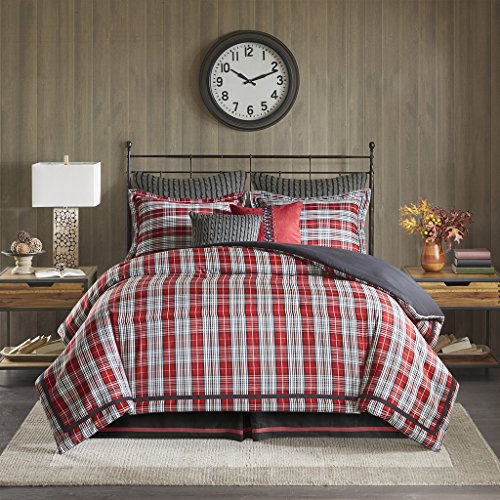 Book Cover Woolrich Williamsport Plaid Comforter Set Red Twin
