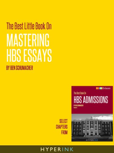 The Best Little Book On Mastering HBS Essays